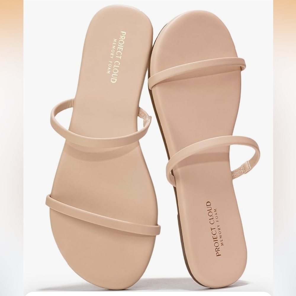 Project Cloud Women's Beige Sandals- size 11